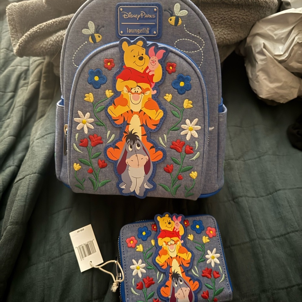 Loungefly backpack and wallet. Both brand new